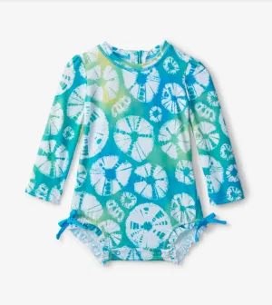 Watermelon Tie Dye Baby Rashguard Swimsuit