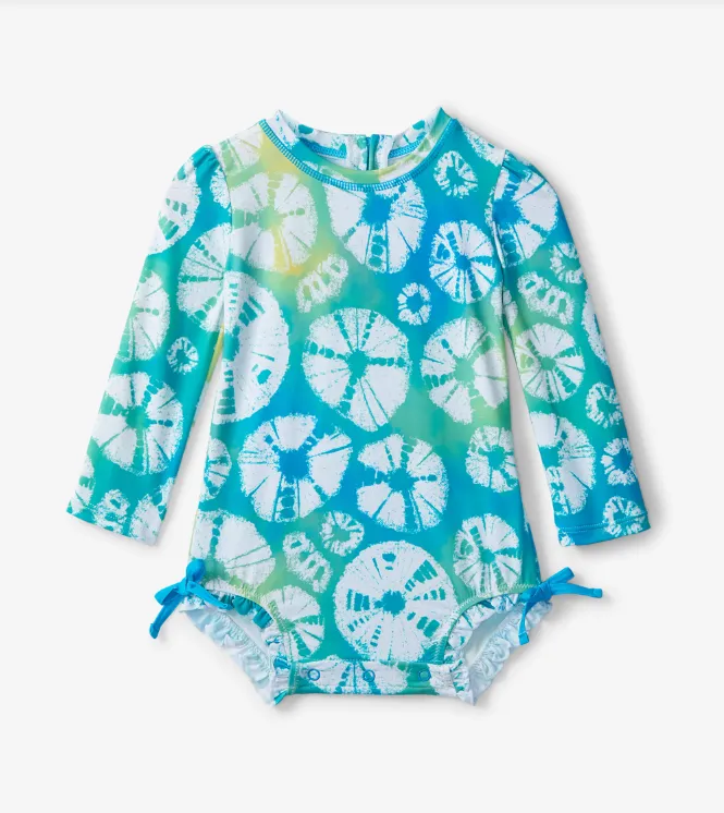 Watermelon Tie Dye Baby Rashguard Swimsuit