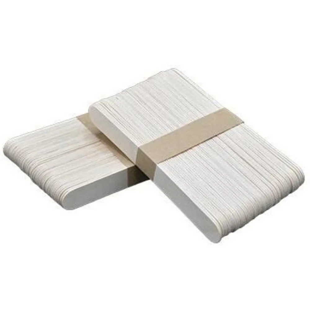 WaxOne 6" Large Wax Applicators / Pack of 100 / Case of 25 Packs = 2,500 Wax Applicators TOTAL