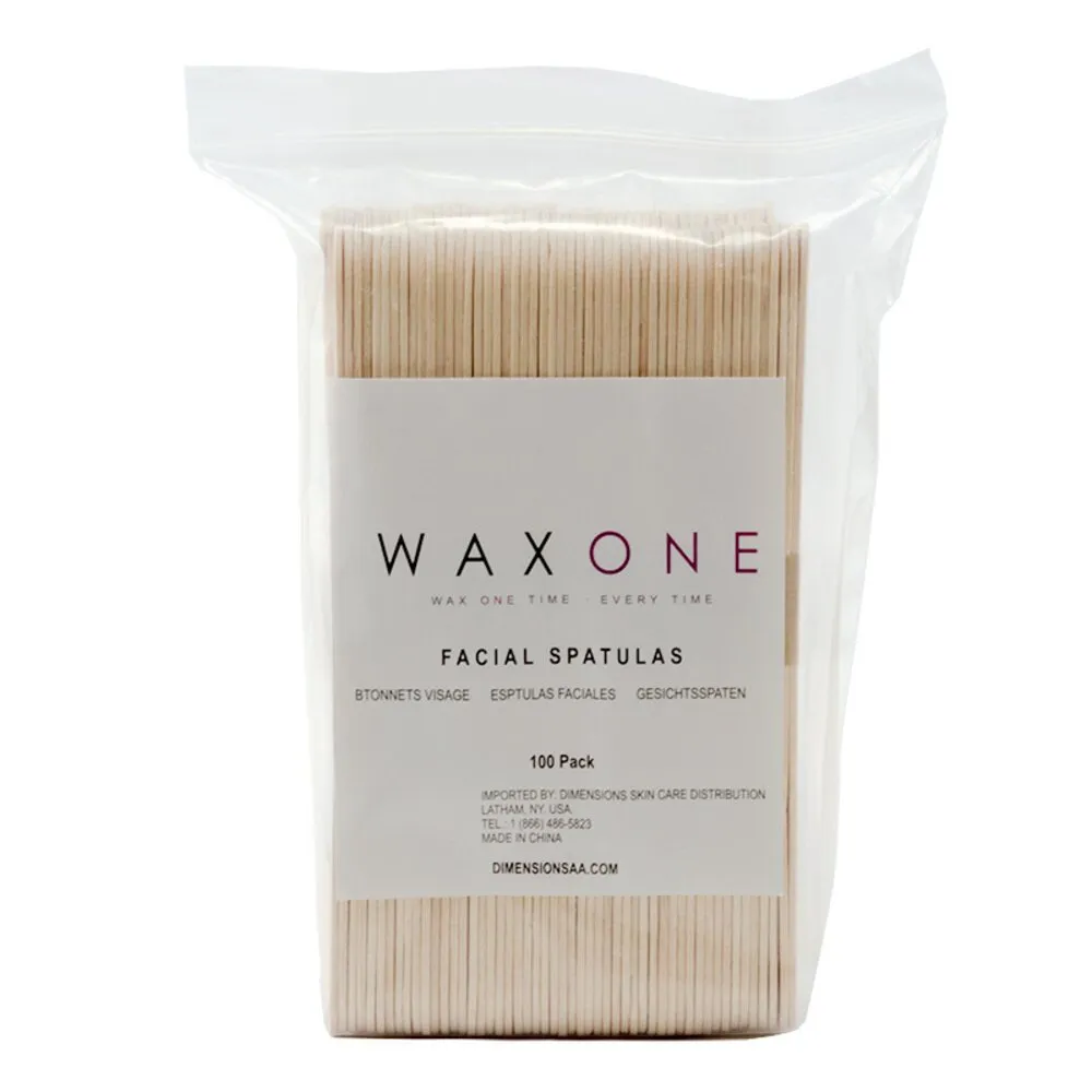 WaxOne 6" Large Wax Applicators / Pack of 100 / Case of 25 Packs = 2,500 Wax Applicators TOTAL