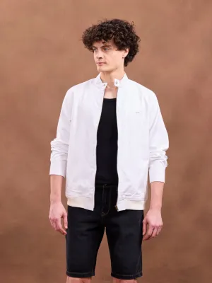 White Zipper Jacket