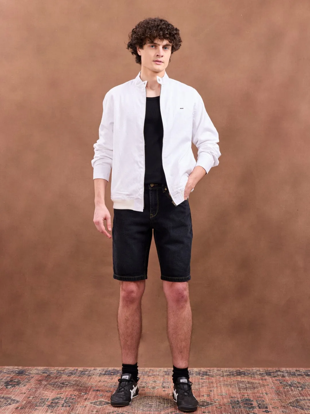 White Zipper Jacket