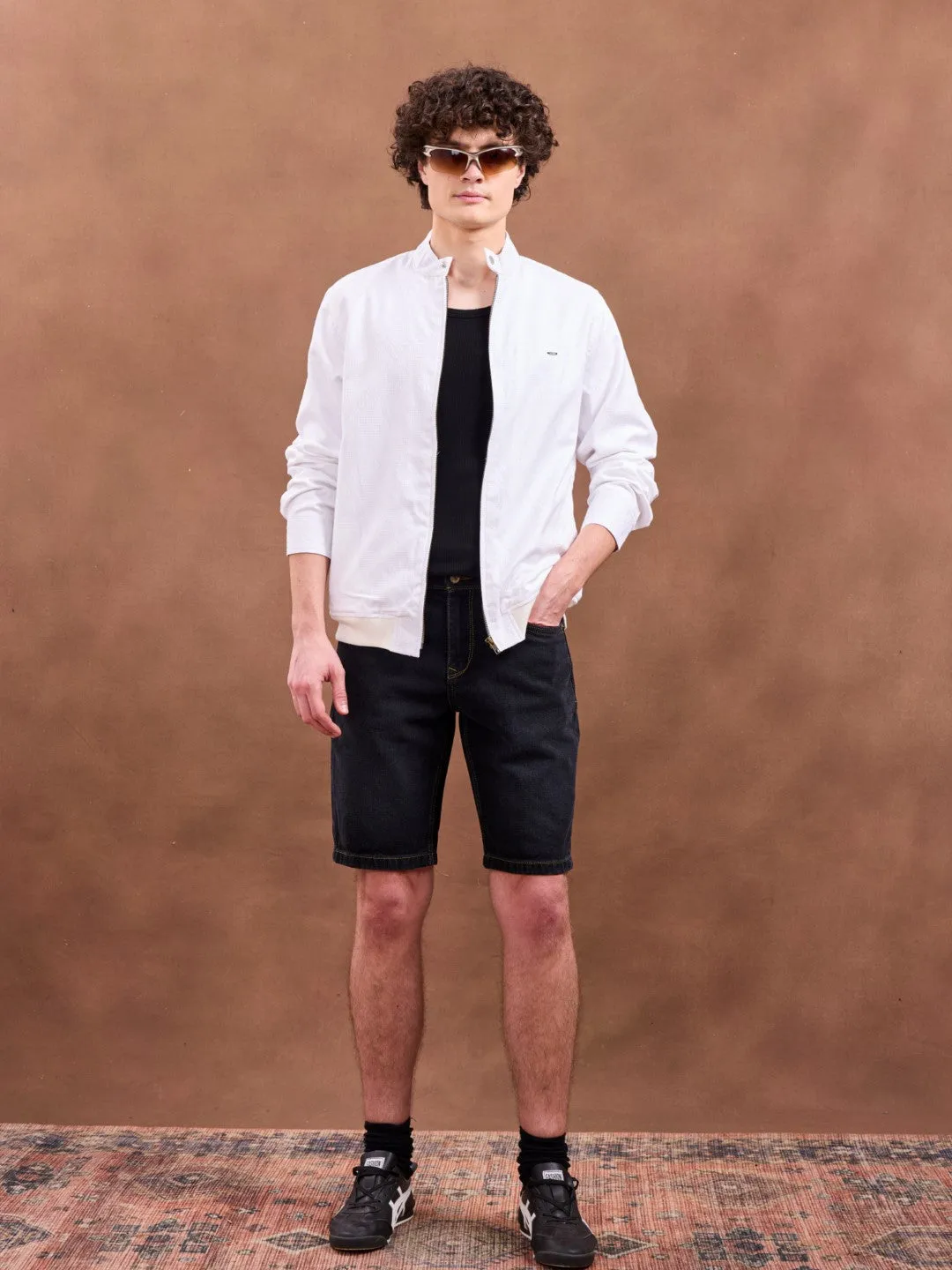 White Zipper Jacket