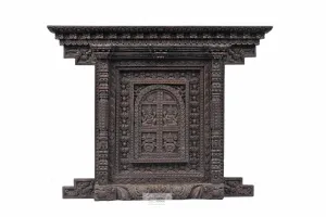 Window with Lord Ganesh & Kalash