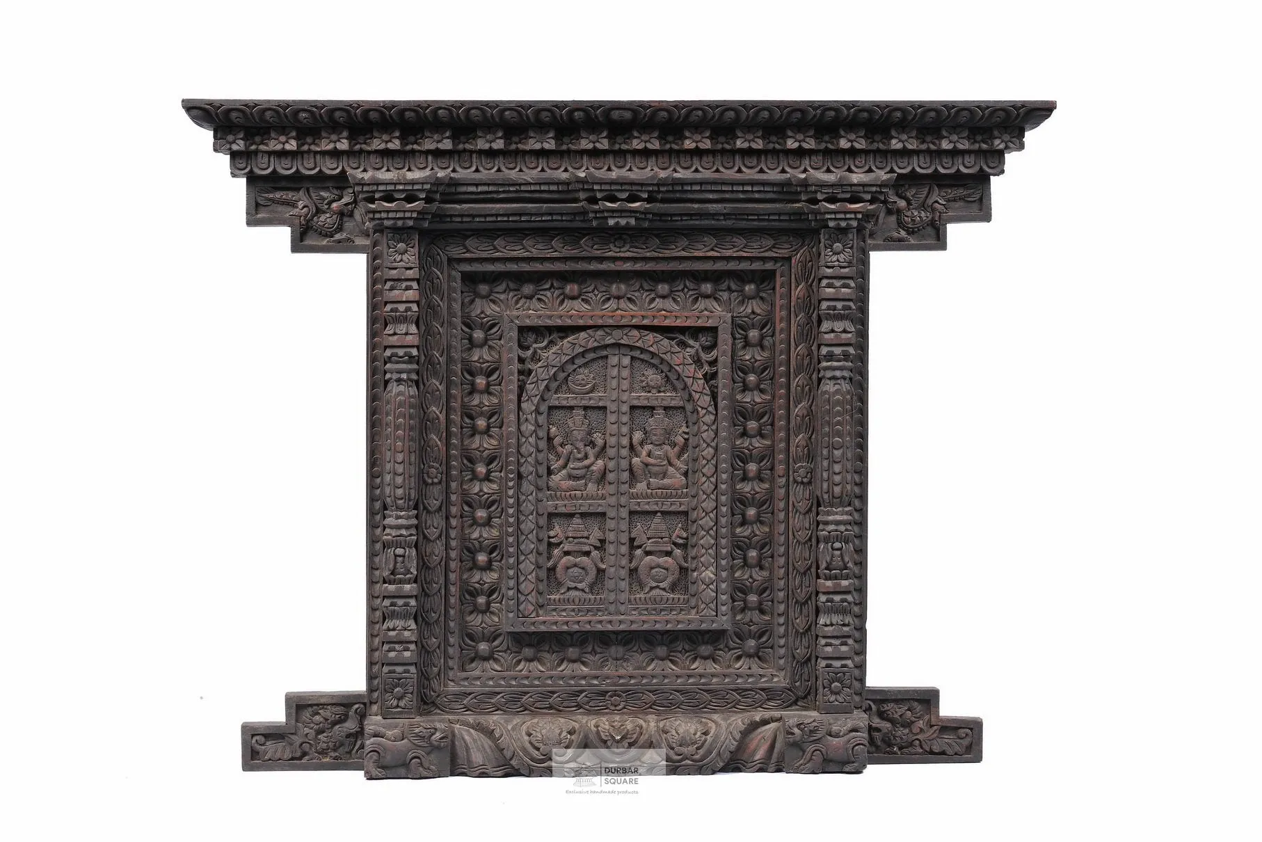 Window with Lord Ganesh & Kalash