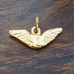 Wings - Gold Charm