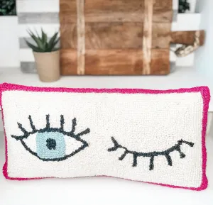 Wink Wink Hook Pillow