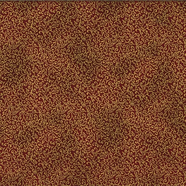 Winter Blossom Scarlet/Gold