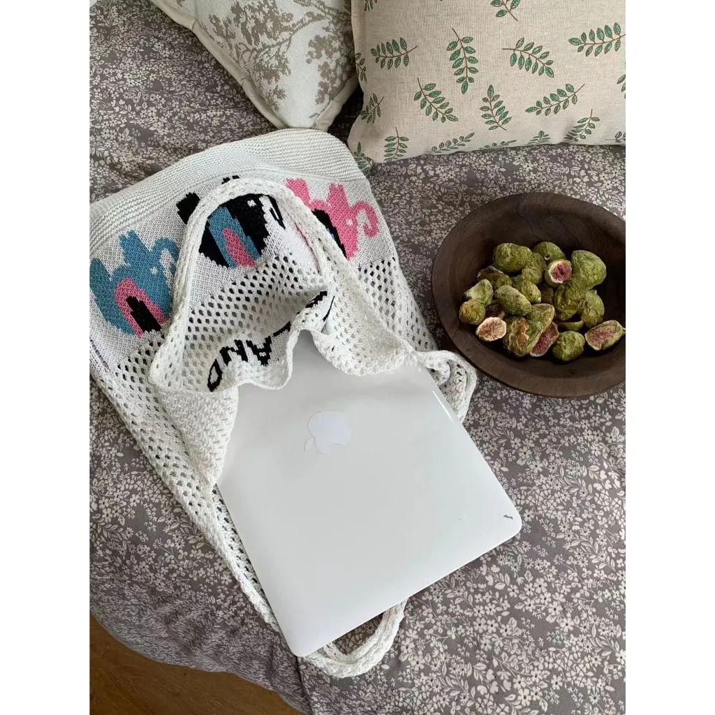 with Elephant for Tote First-time buyer discount | Handwoven Cotton Crossbody Bag Pattern Rope 58cm Women Fiber Large Width Fast international delivery Natural 35cm Bag –