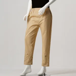 Womens Ethnic Bottom-Beige