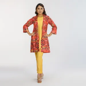 Womens Ethnic Maroon 3-Piece