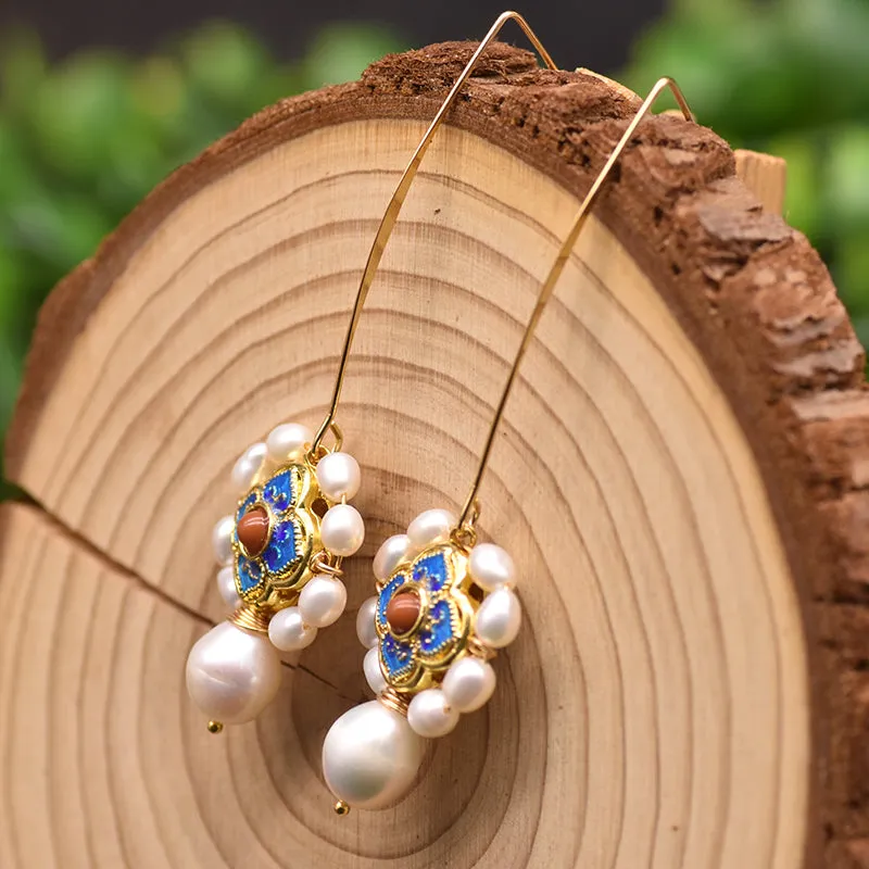 Women's Fashion Vintage Pearl Earrings