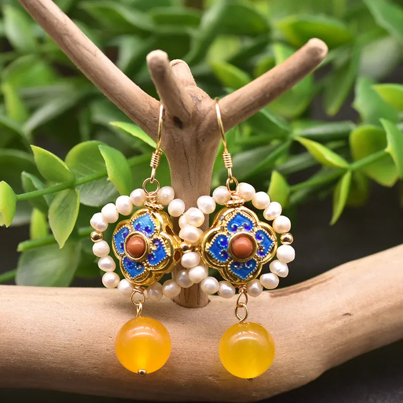 Women's Fashion Vintage Pearl Earrings