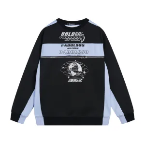 Women's High Street Zipper Design Sweatshirt