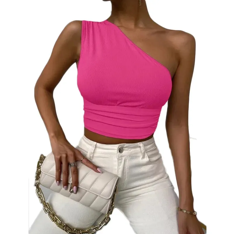 Women'S Tank Tops Patchwork Fashion Solid Color