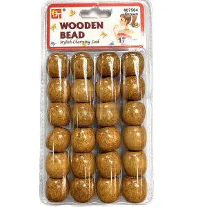 Wooden Bead 17 mm #07564 (B00059)
