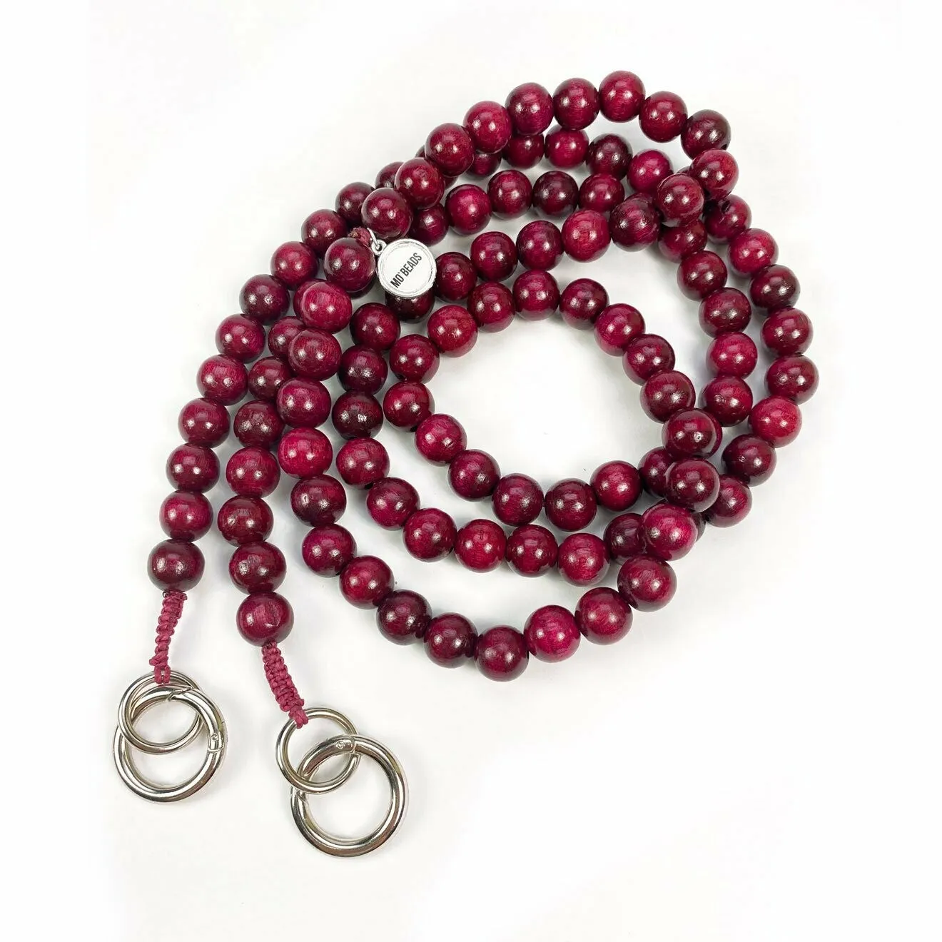 Wooden Bead Phone Chain