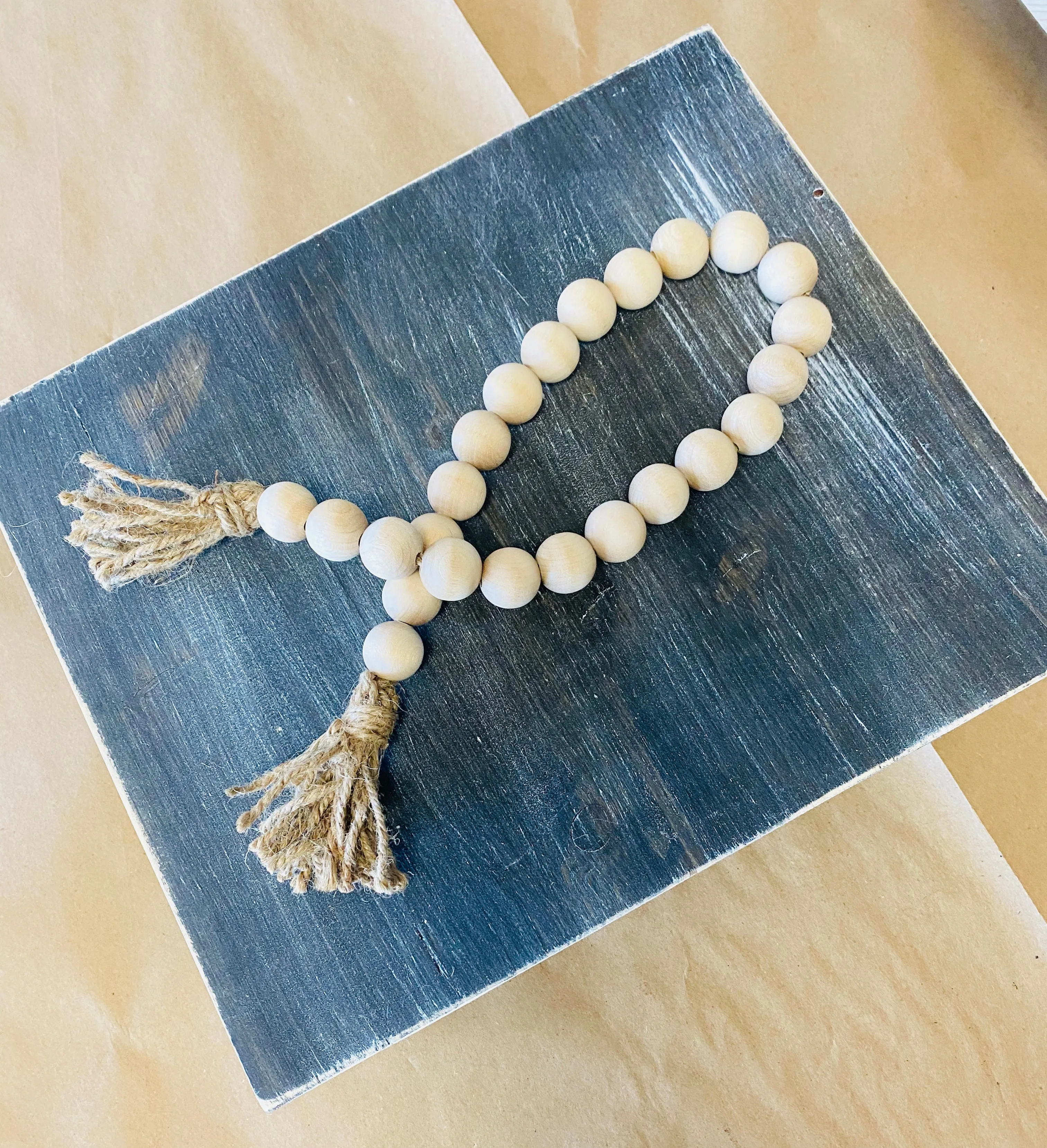 Wooden Bead Tassel- DIY Kit