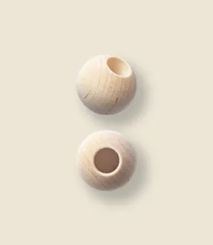 Wooden beads with large holes