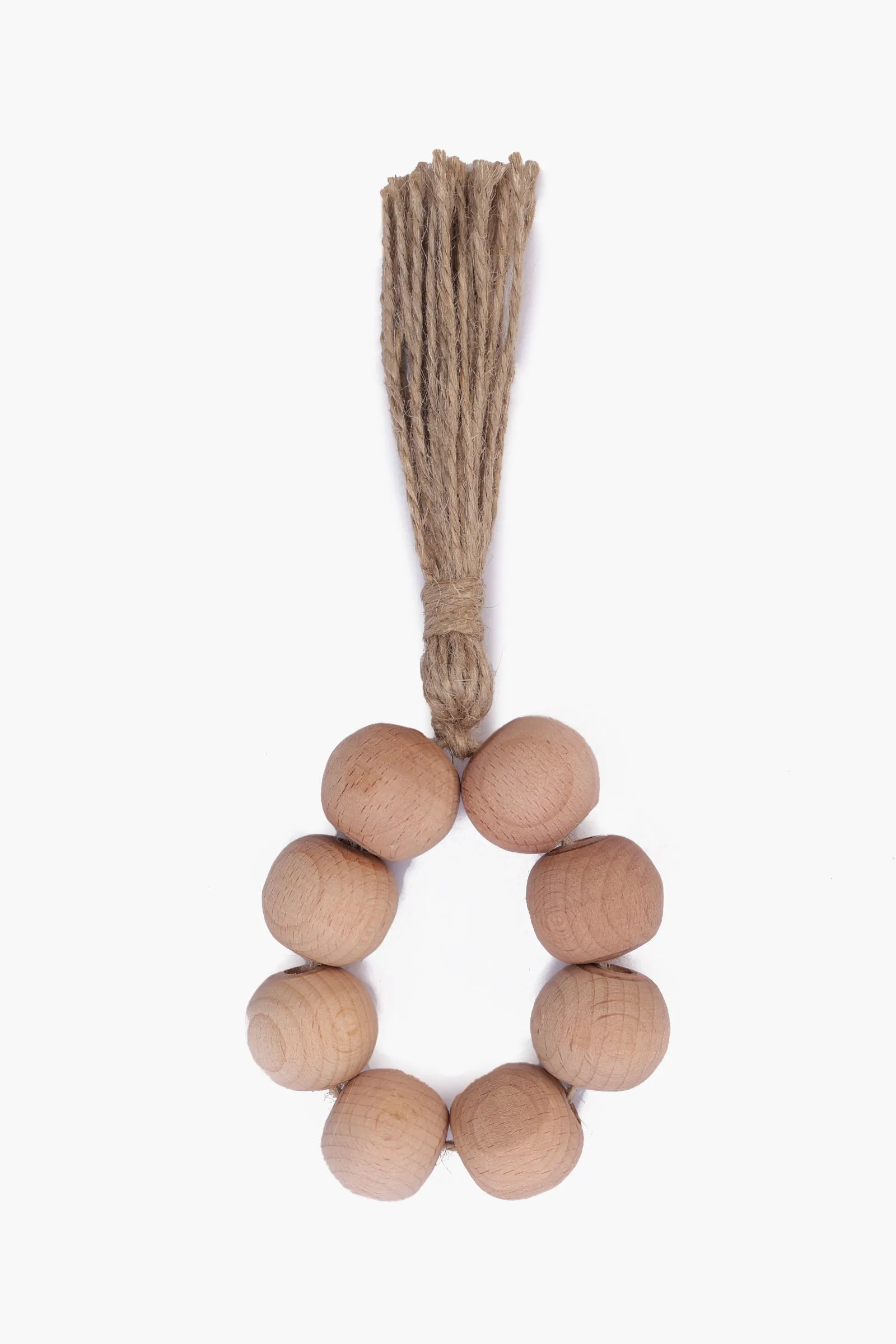 Wooden Holder with Tassels