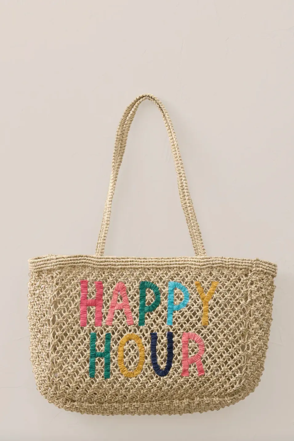 WOVEN JUTE TOTE BAG