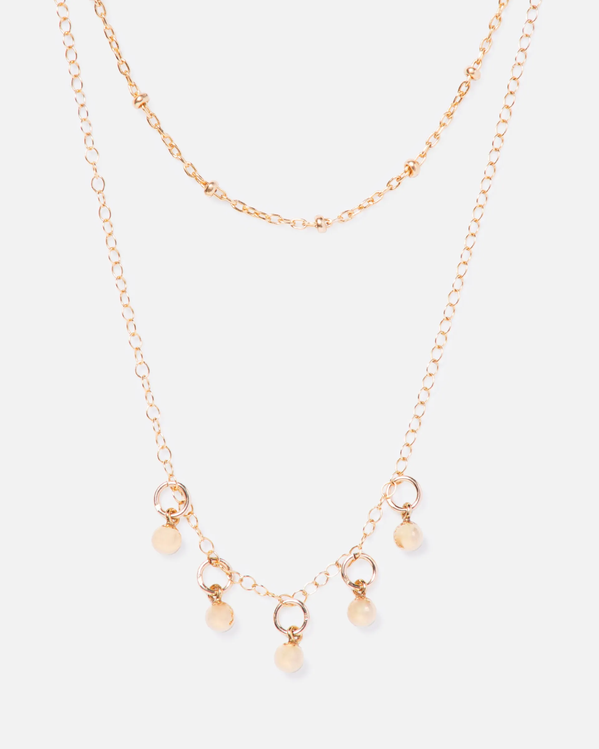 WRECKING BALL 14K GOLD FILLED NECKLACE
