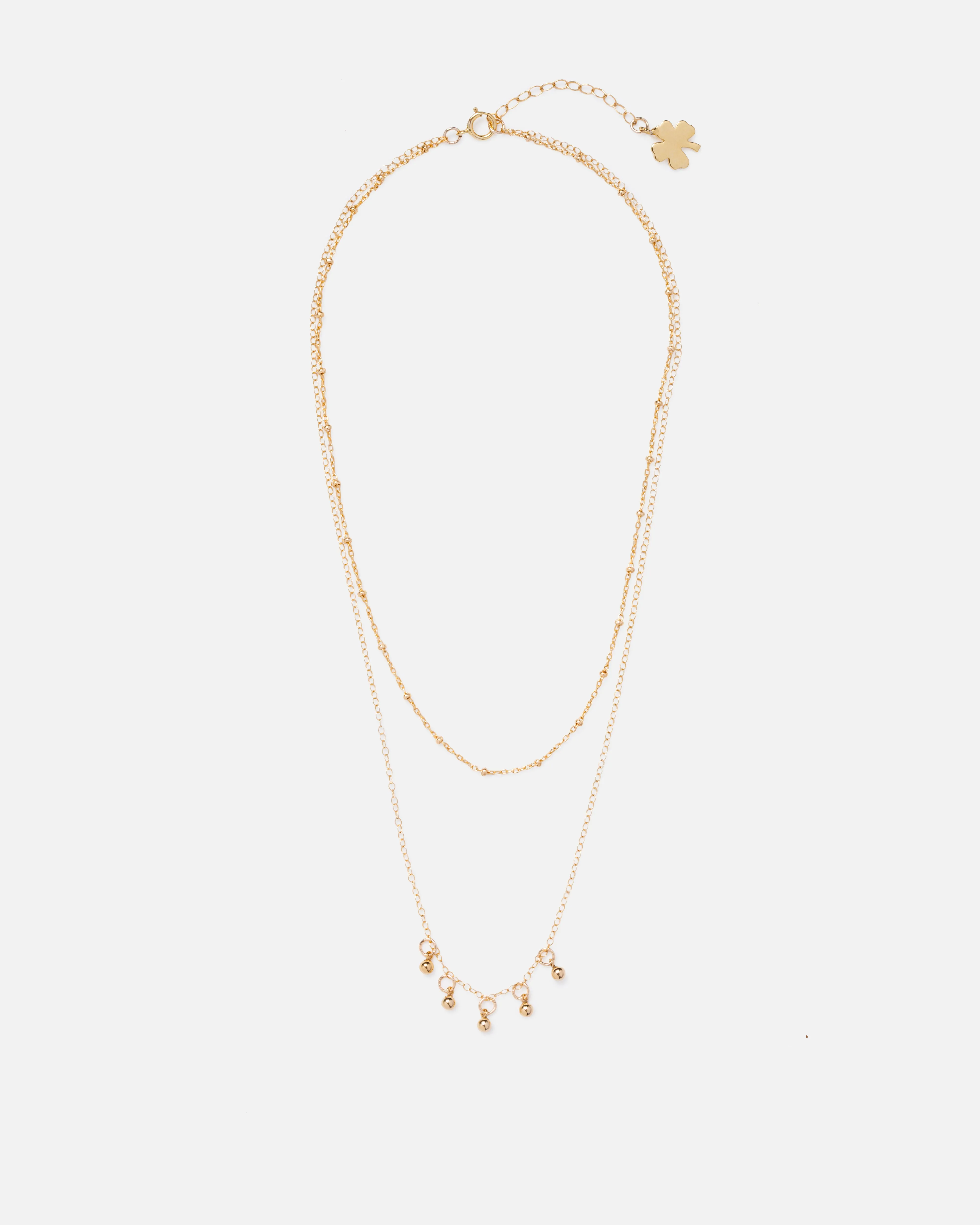 WRECKING BALL 14K GOLD FILLED NECKLACE