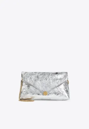 Wrinkled Leather Shoulder Bag