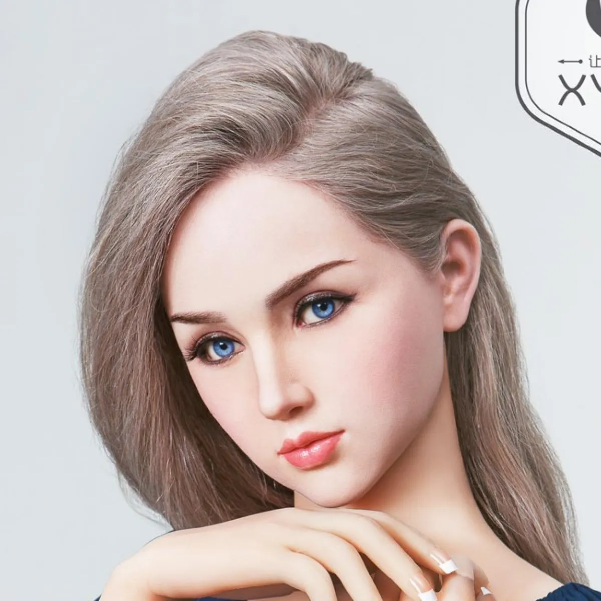 XYDoll - Misa - Sex Doll Head - M16 Compatible - Natural