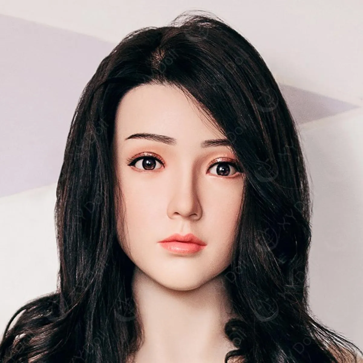 XYDoll - Xia - Silicone Sex Doll Head - M16 Compatible - Natural