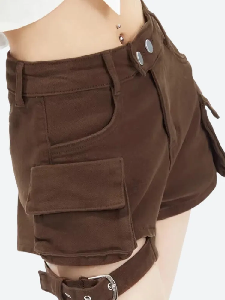Y2K Safari Cargo Shorts