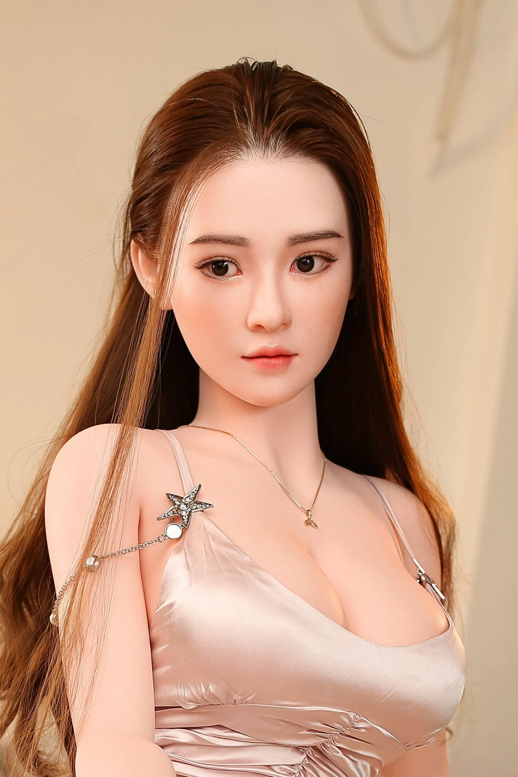 Youqdoll - Kimberly - Silicone Sex Doll Head - Natural