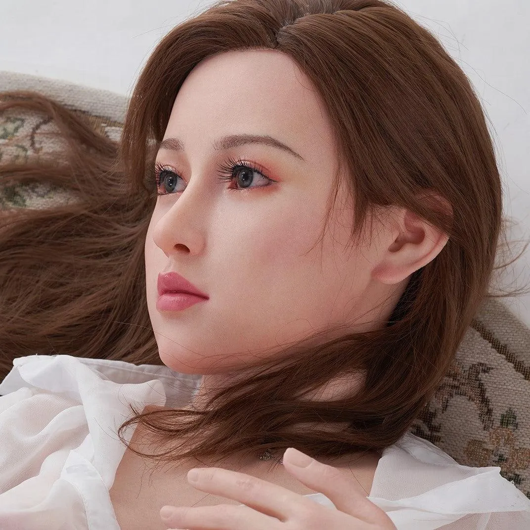 Zelex Doll - Alivia - Silicone Sex Doll Head - Natural