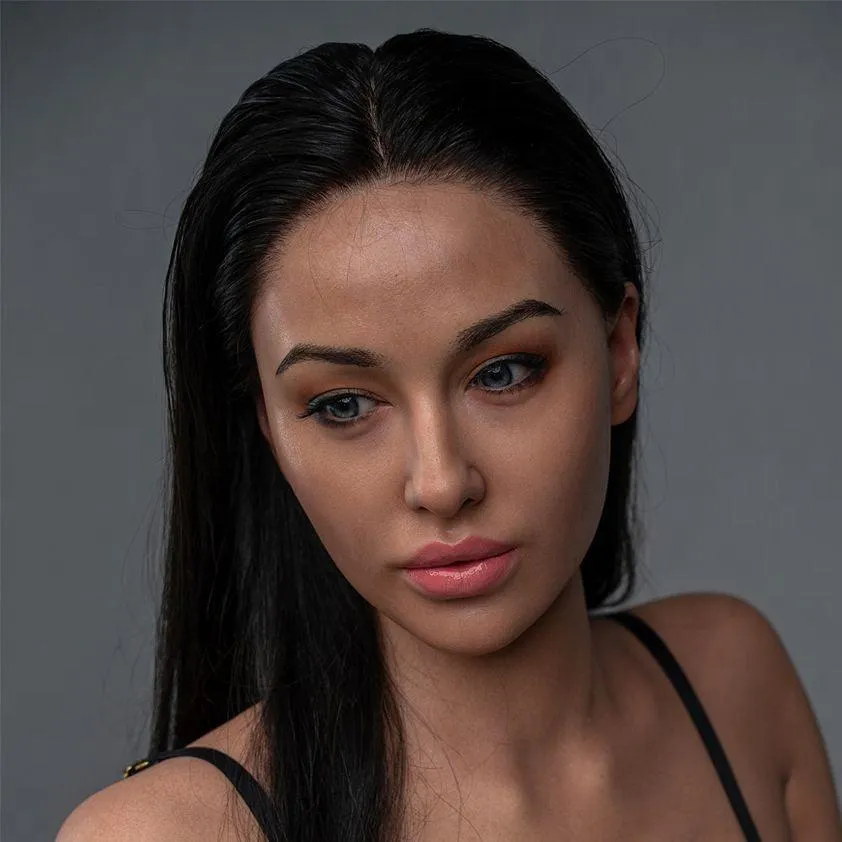 Zelex Doll - Jamie - Silicone Sex Doll Head - Natural
