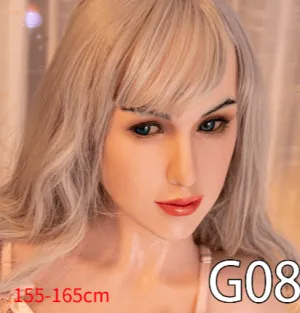 Zelex Doll - Monique - Silicone Sex Doll Head - Natural
