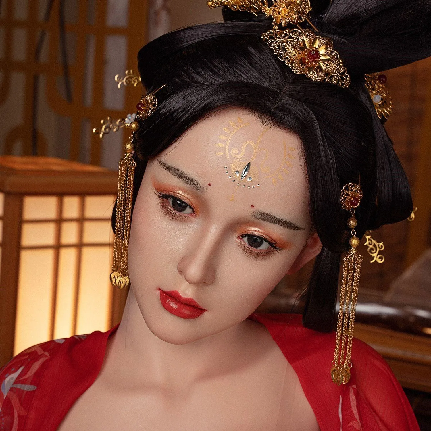 Zelex Doll - Nina - Silicone Sex Doll Head - Natural