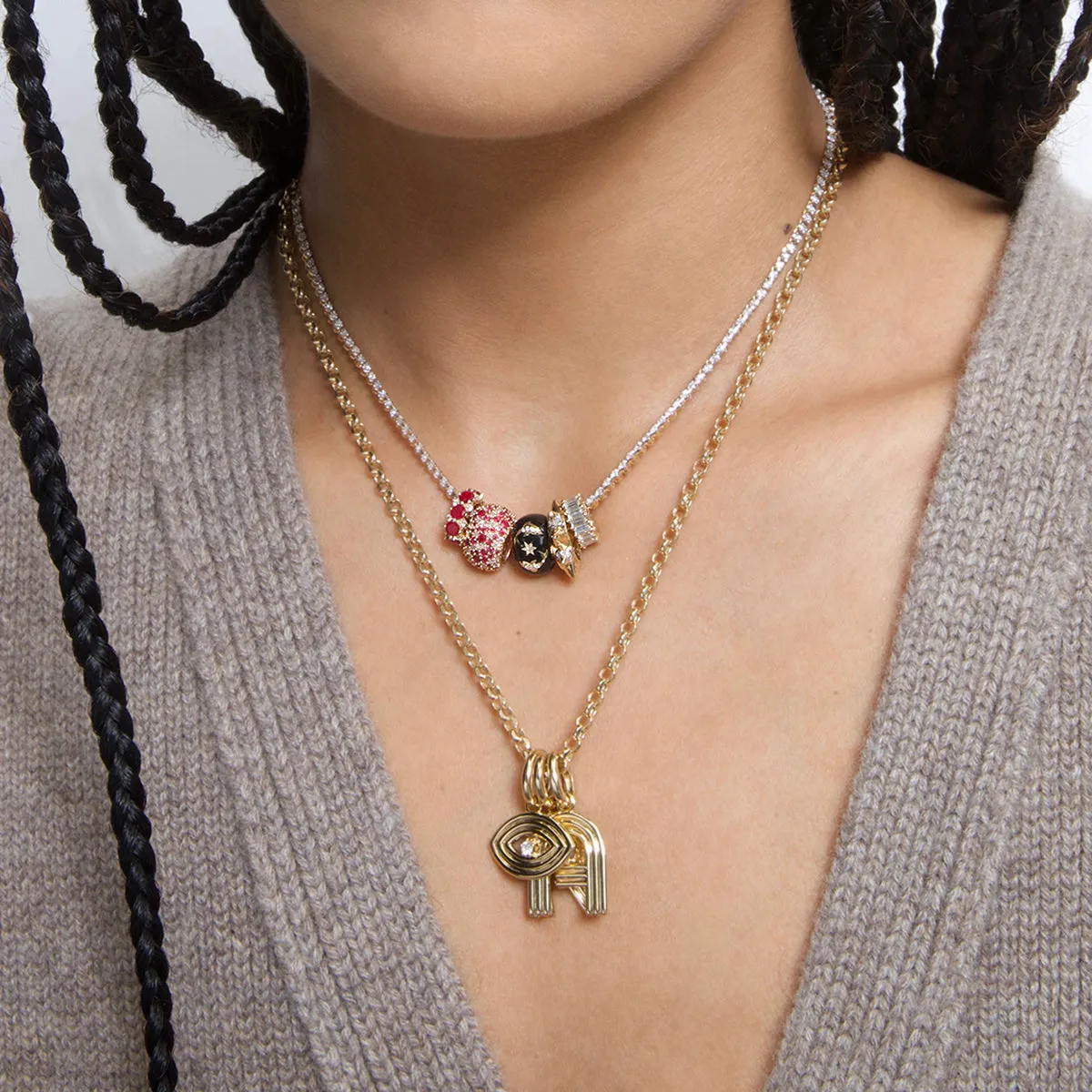 Zodiac Ceramic   Diamond Taurus Big Bead