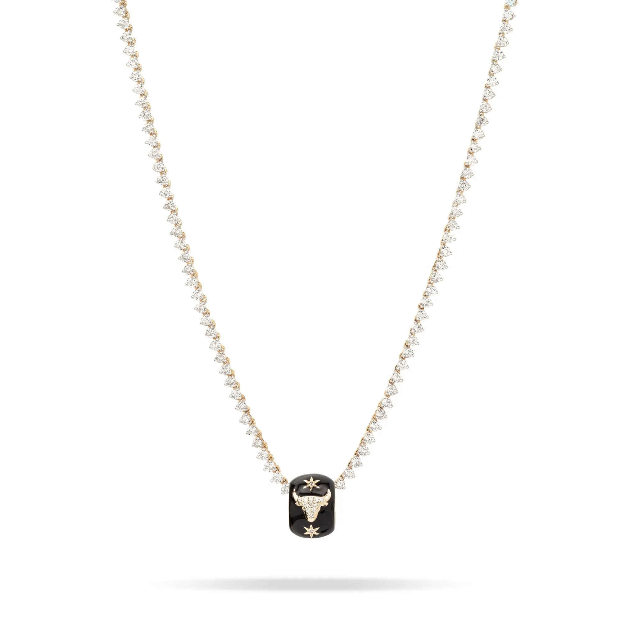 Zodiac Ceramic   Diamond Taurus Big Bead