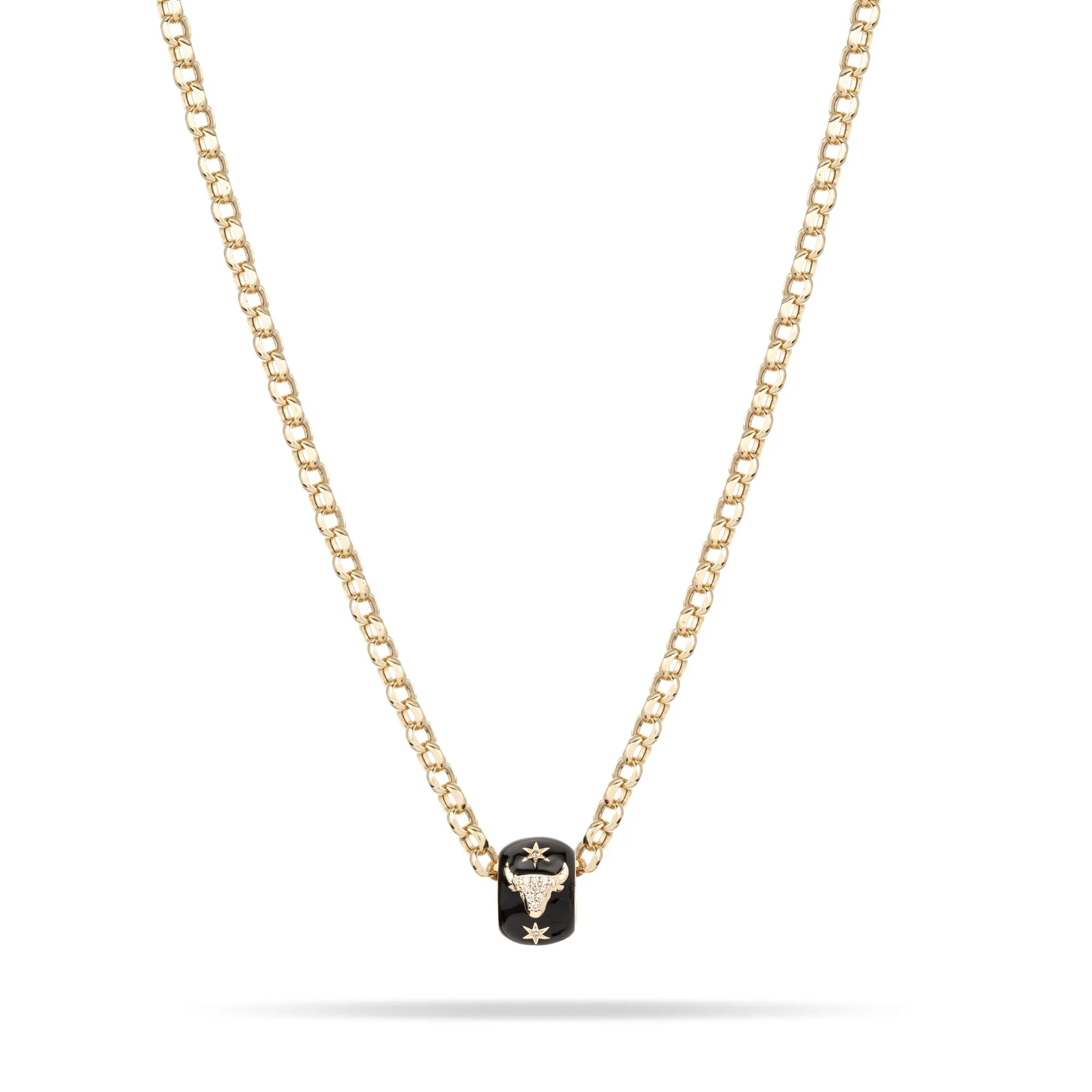 Zodiac Ceramic   Diamond Taurus Big Bead