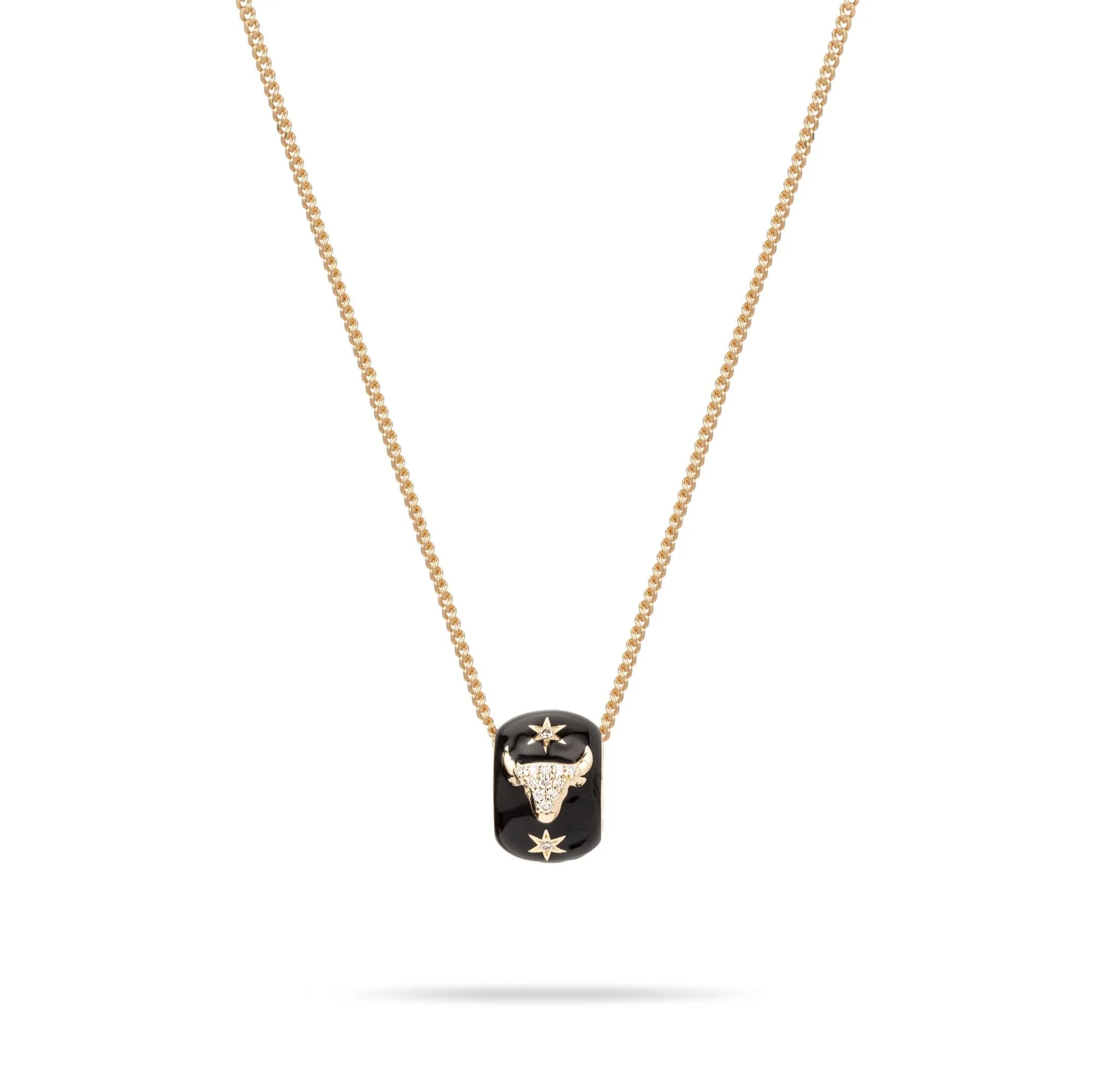 Zodiac Ceramic   Diamond Taurus Big Bead