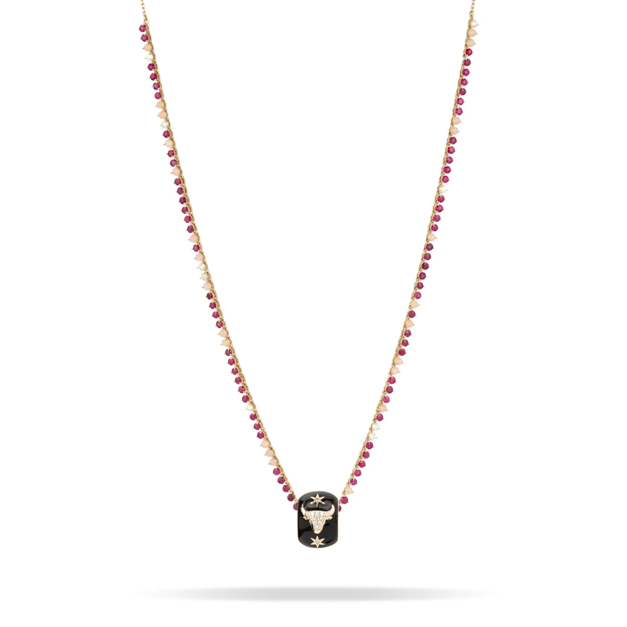 Zodiac Ceramic   Diamond Taurus Big Bead